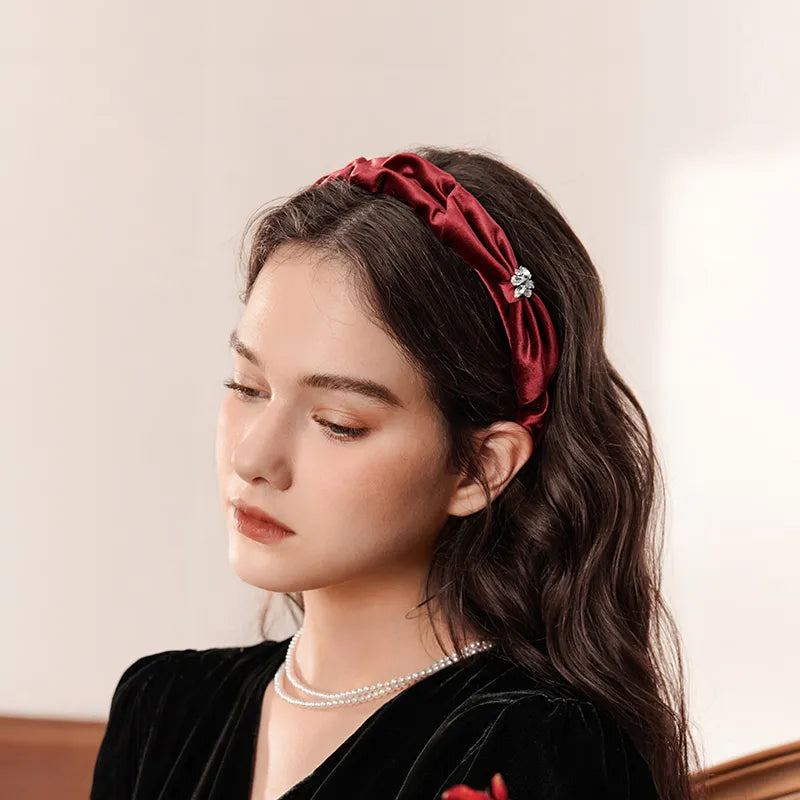 Esme Bow Velvet Headband