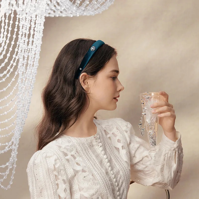 Joanne Velvet Padded Headband