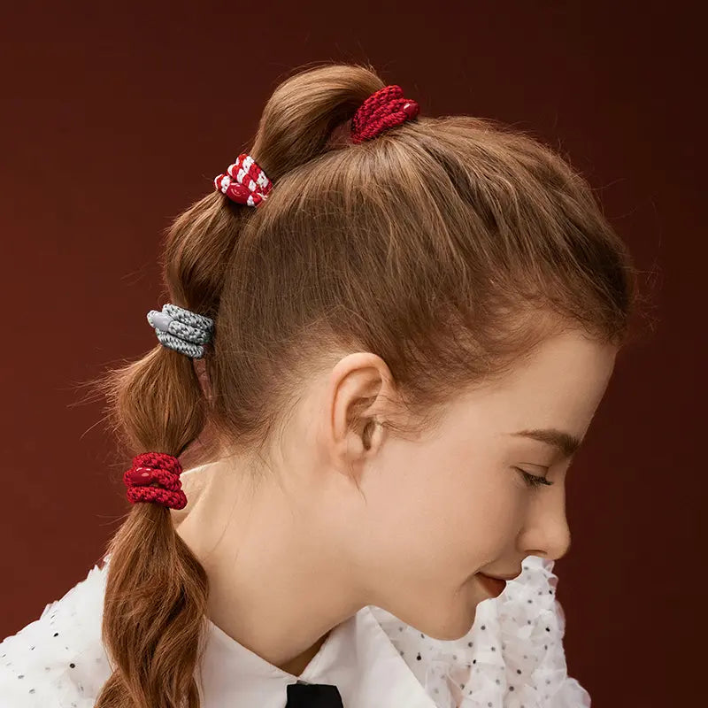 Roxanne Thick Hair Tie Pony Elastic Ponytail Holder (12 pcs) - EVITA PERONI OFFICIAL