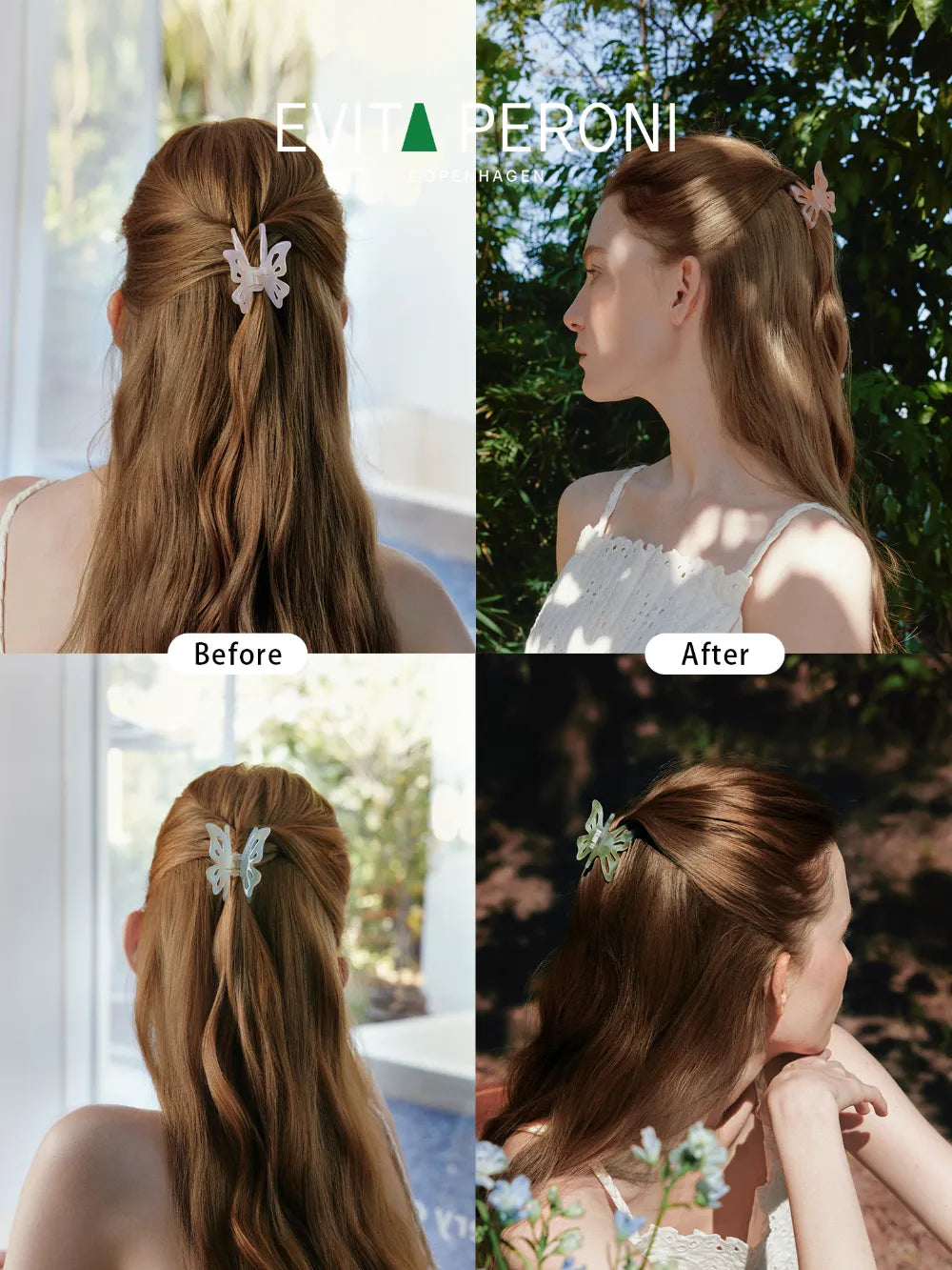 Rosemary Color Changing in Sunlight Small Hair Claw - EVITA PERONI OFFICIAL