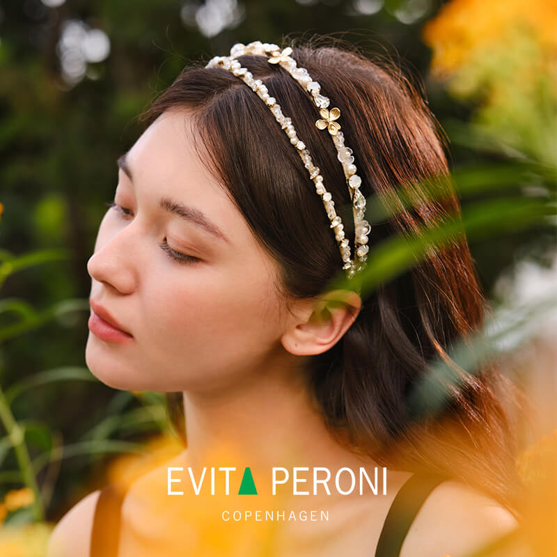 Flora Double Headband - EVITA PERONI OFFICIAL