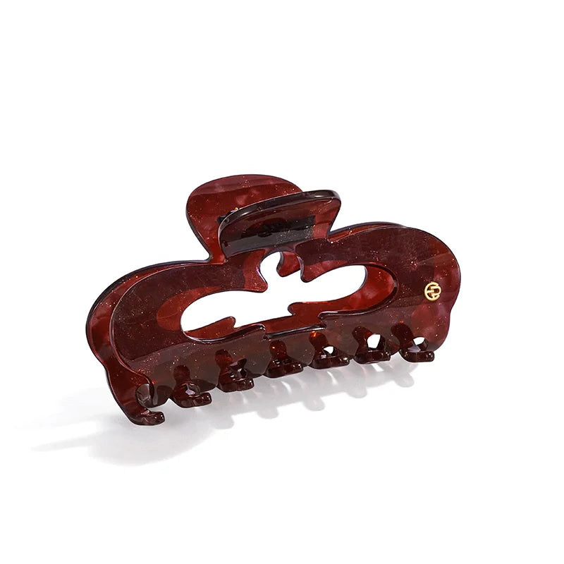 Janisa Hollow Spades XL Large Hair Claw