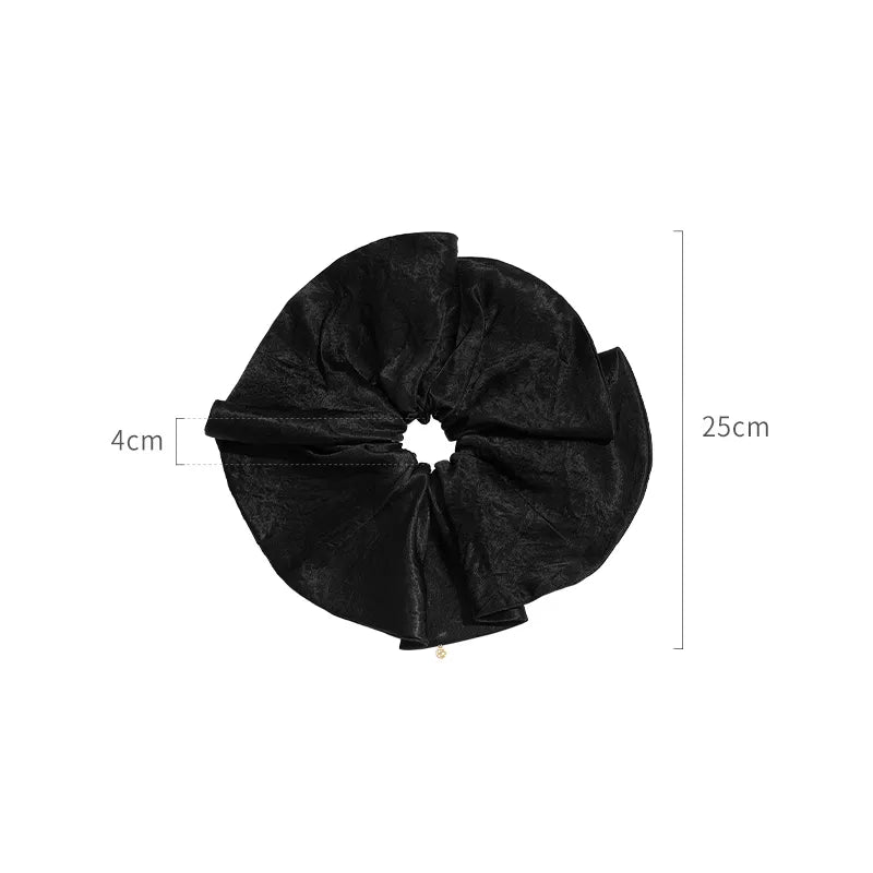 Beatrice Oversized Ruffled Scrunchie - EVITA PERONI OFFICIAL