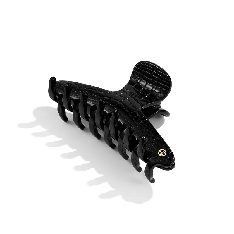 lsolde Crocodile Print Hair Claw - EVITA PERONI OFFICIAL