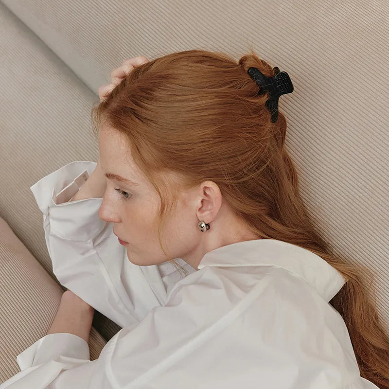 lsolde Crocodile Print Hair Claw - EVITA PERONI OFFICIAL