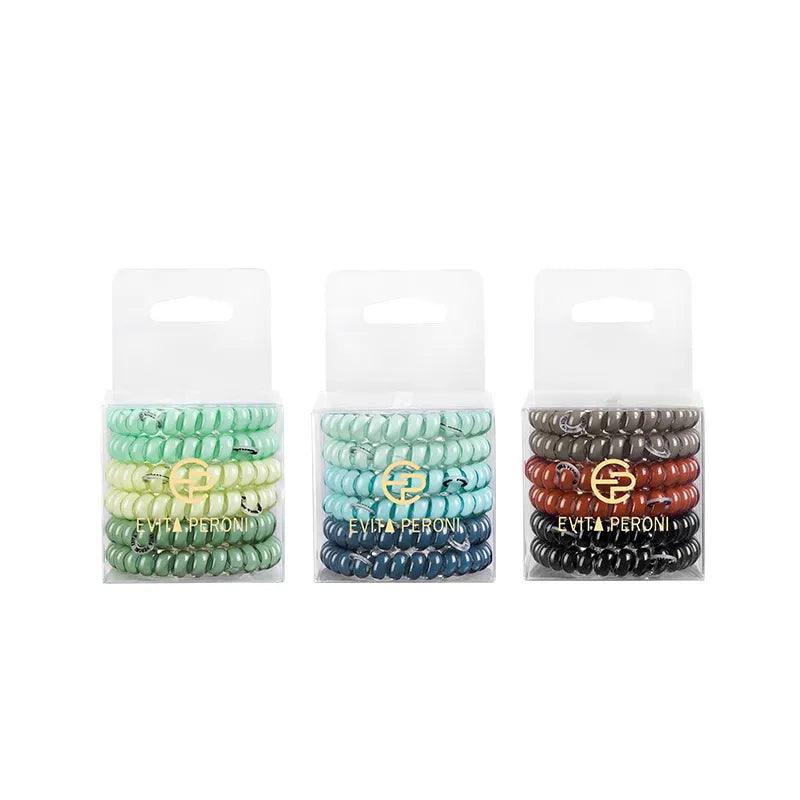Zephyrine Jelly Pony Elastic Ponytail Holder (6 pcs) - EVITA PERONI OFFICIAL