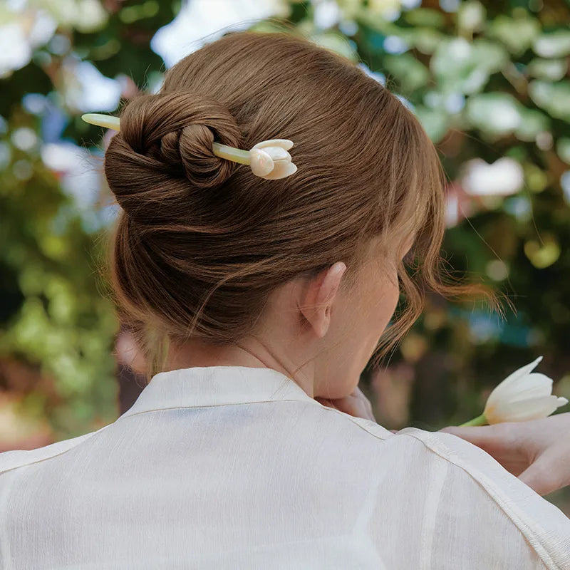 Afternoon Tulips Hair Pin Stick - EVITA PERONI OFFICIAL