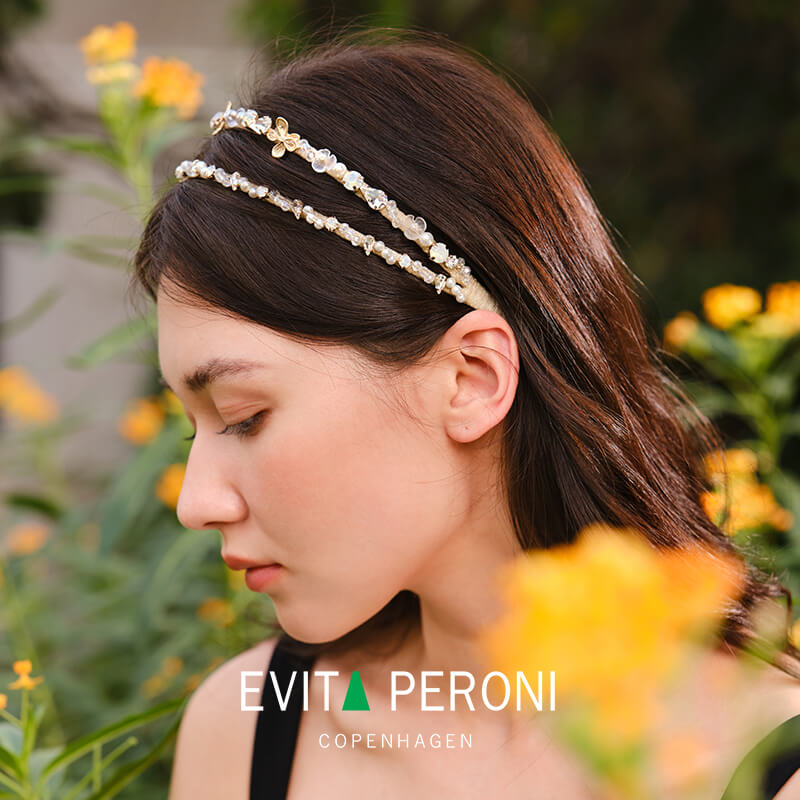 Flora Double Headband - EVITA PERONI OFFICIAL