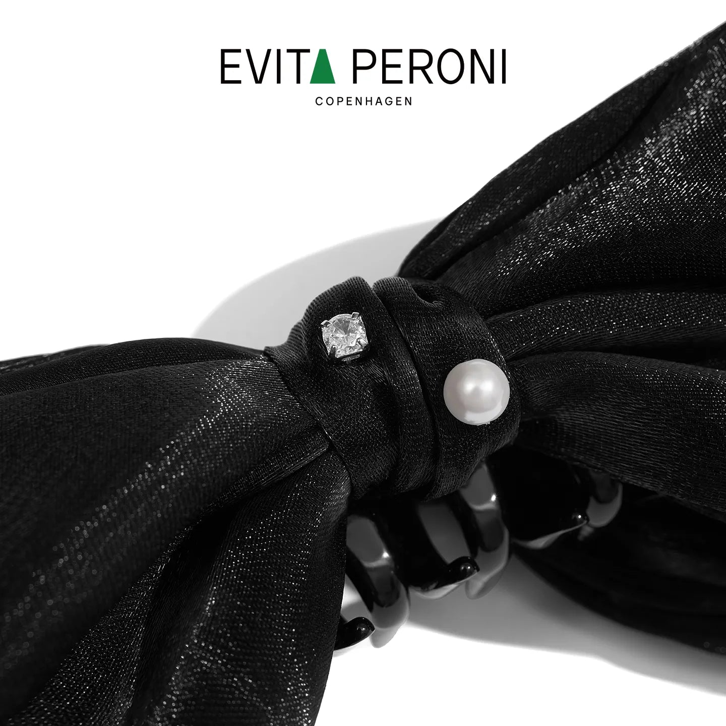 Trinity Bow Style Ponytail Banana Clip - EVITA PERONI OFFICIAL