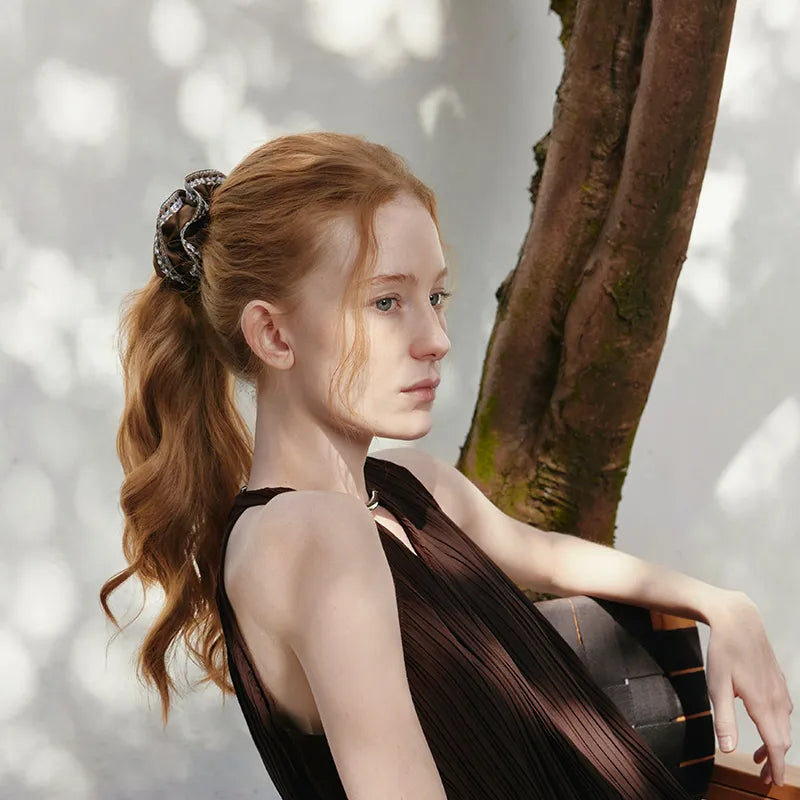 Rachel Bohemian Large Scrunchie - EVITA PERONI OFFICIAL