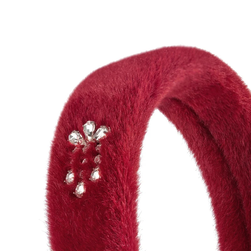 Felicia Crimson Radiance Headband - EVITA PERONI OFFICIAL