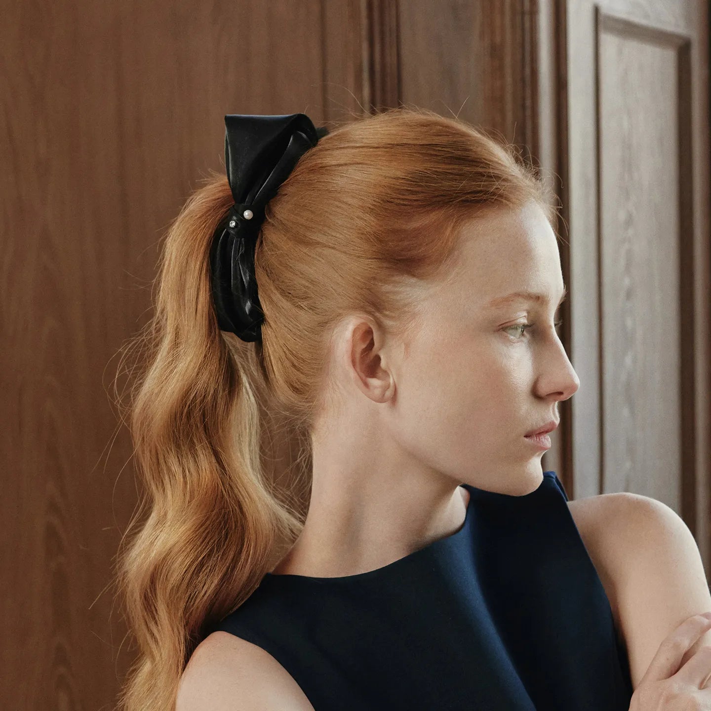 Trinity Bow Style Ponytail Banana Clip - EVITA PERONI OFFICIAL