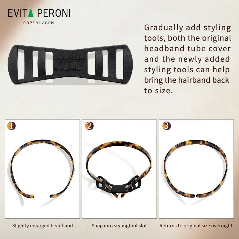 Caroline Acetate Headband - EVITA PERONI OFFICIAL