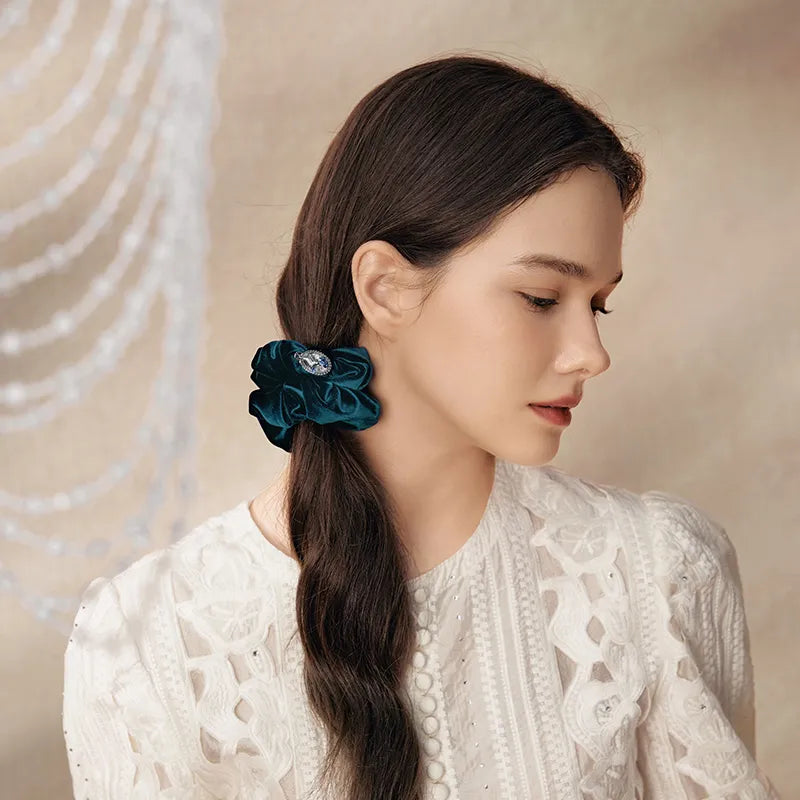 Joanne Velvet Large Scrunchie