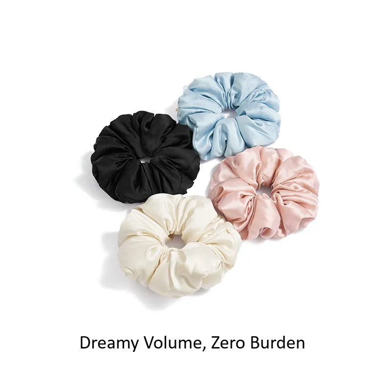 Cloud Reverie Large Silk Scrunchie