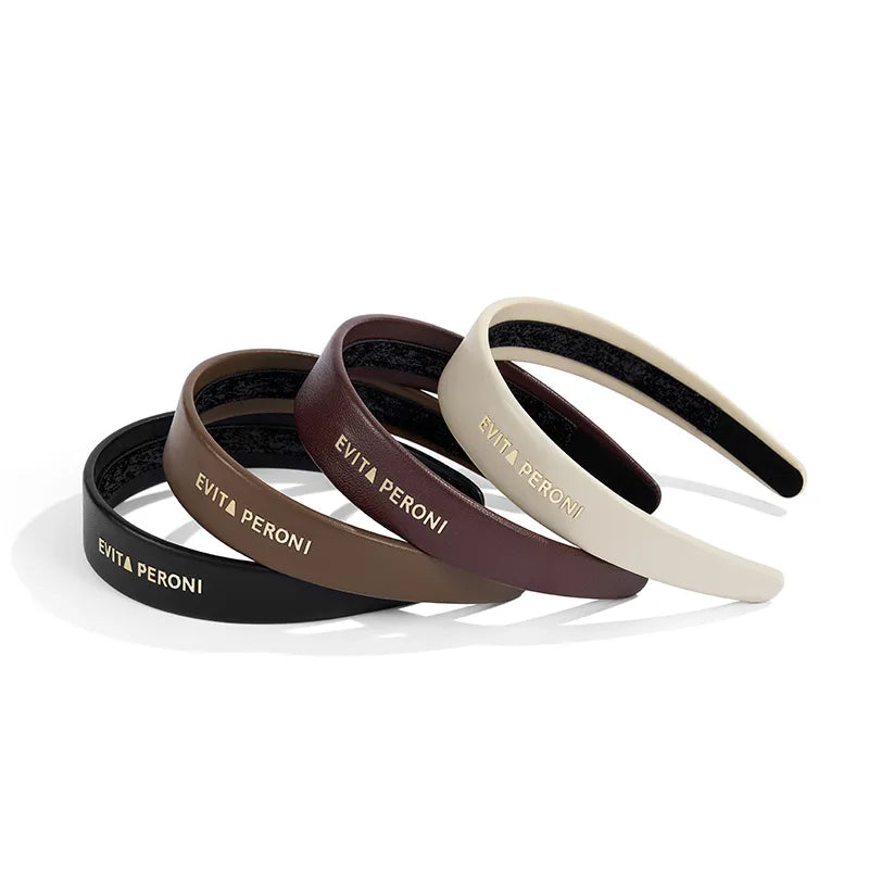 Morta Lambskin Wide Headband - EVITA PERONI OFFICIAL