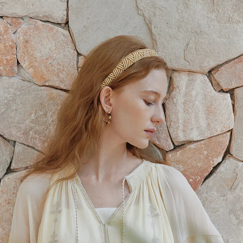 Ella Woven Wide Headband