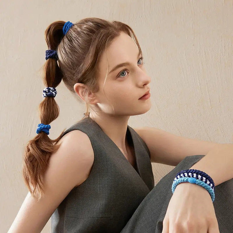 Roxanne Thick Hair Tie Pony Elastic Ponytail Holder (12 pcs) - EVITA PERONI OFFICIAL