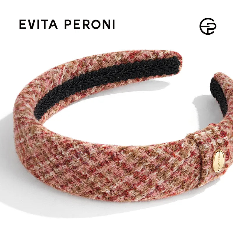 Colin Cashmere Wide Headband - EVITA PERONI OFFICIAL