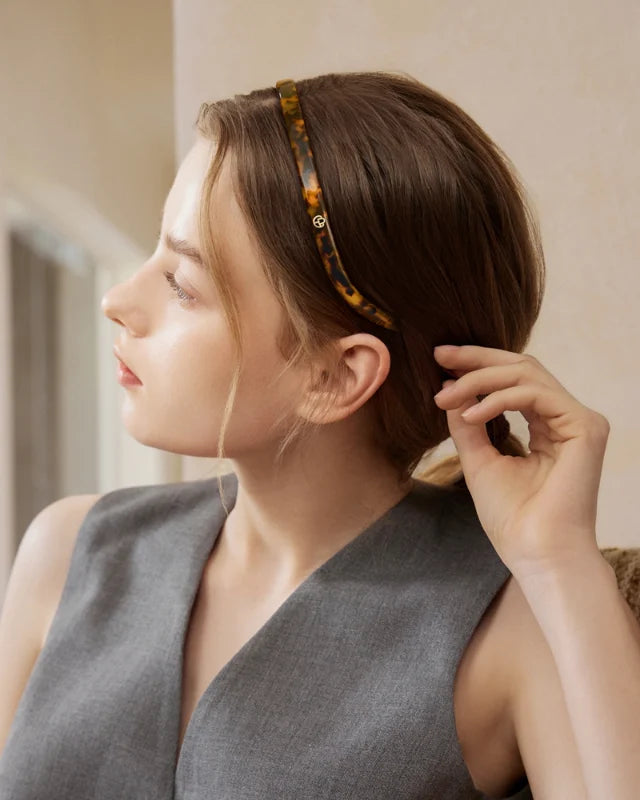 Caroline Acetate Headband - EVITA PERONI OFFICIAL