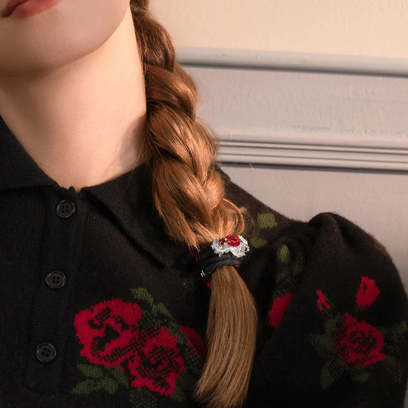 Rose Hair Ties