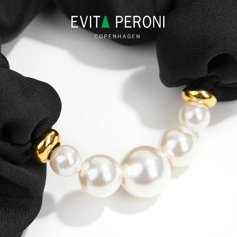 Retro Pearl Large Scrunchie