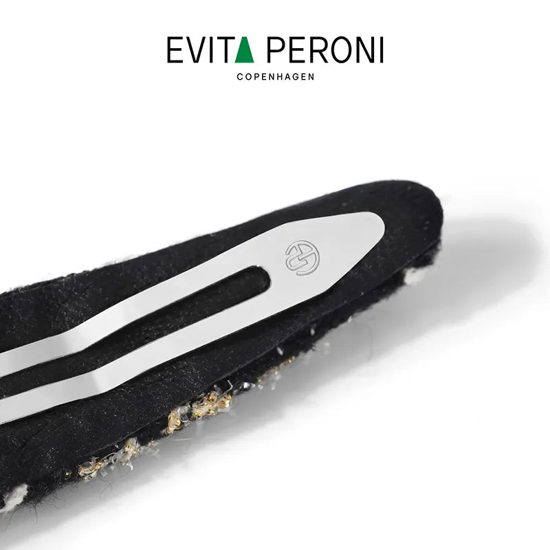Adela Tweed Hair Snap Clip - EVITA PERONI OFFICIAL