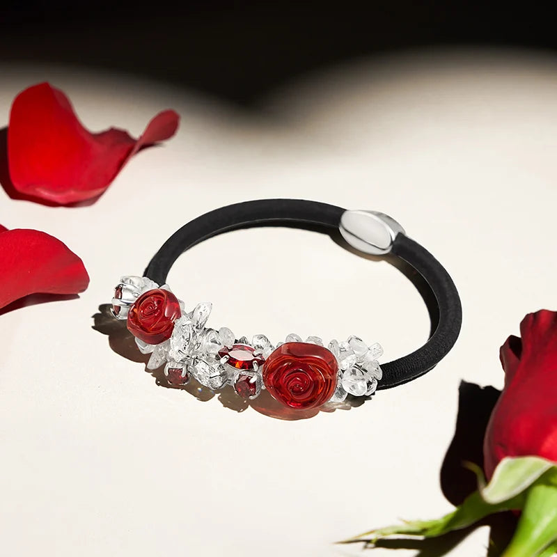 Rose Hair Ties