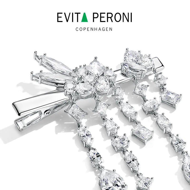 Tessa Crystal Pelican Jaw Clip