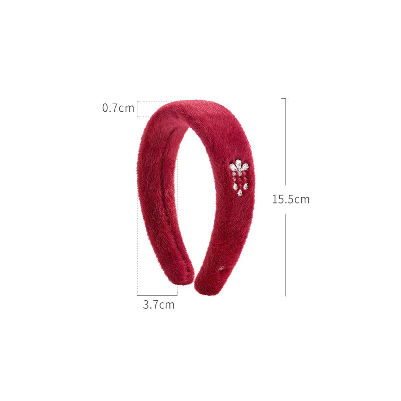 Felicia Crimson Radiance Headband - EVITA PERONI OFFICIAL