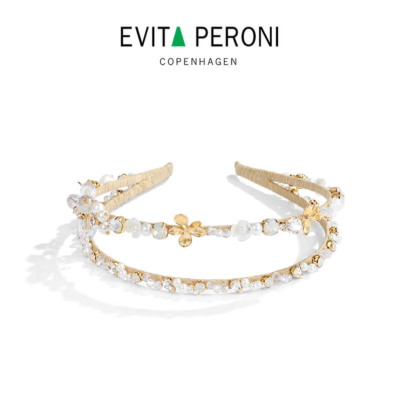 Flora Double Headband - EVITA PERONI OFFICIAL