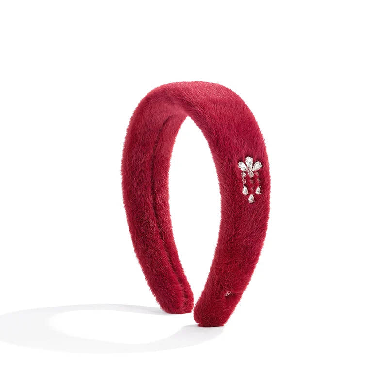 Felicia Crimson Radiance Headband - EVITA PERONI OFFICIAL