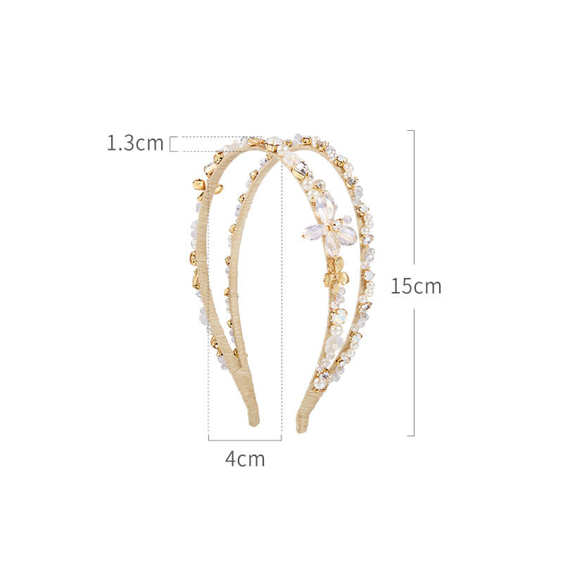 Flora Double Headband - EVITA PERONI OFFICIAL