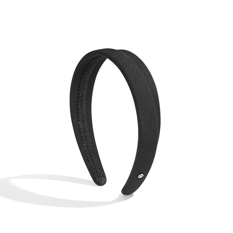 Maeve Gray Palette Headband in Suiting Fabric