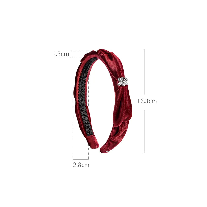 Esme Bow Velvet Headband