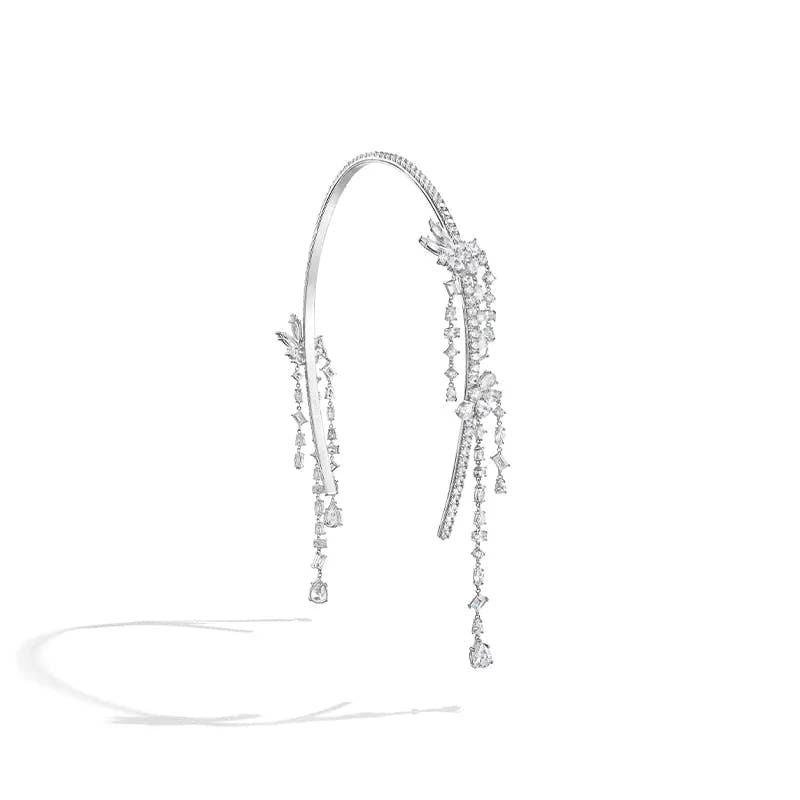 Tessa Crystal Tassel Headband - EVITA PERONI OFFICIAL