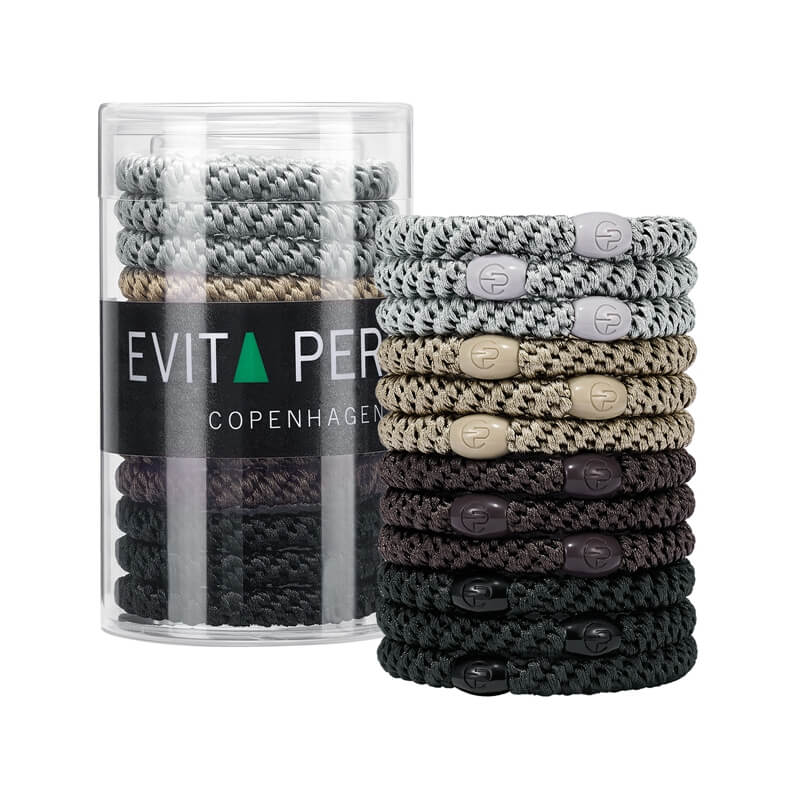 Roxanne Thick Hair Tie Pony Elastic Ponytail Holder (12 pcs) - EVITA PERONI OFFICIAL