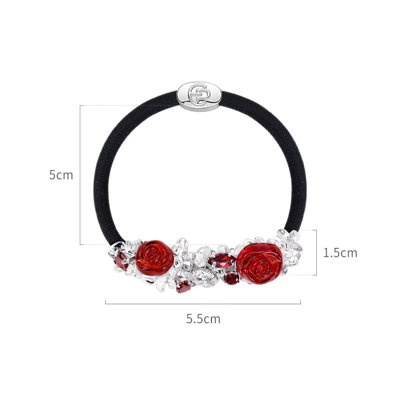 Rose Hair Ties