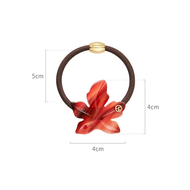 Adelaide Red Maple Hair Ties