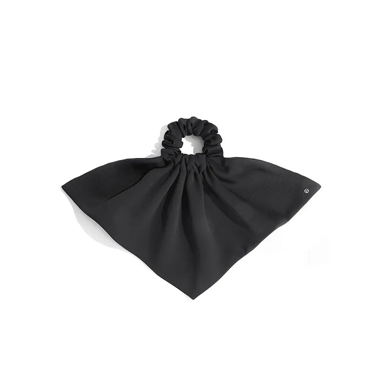 Maeve Gray Palette Large Srunchi in Suiting Fabric