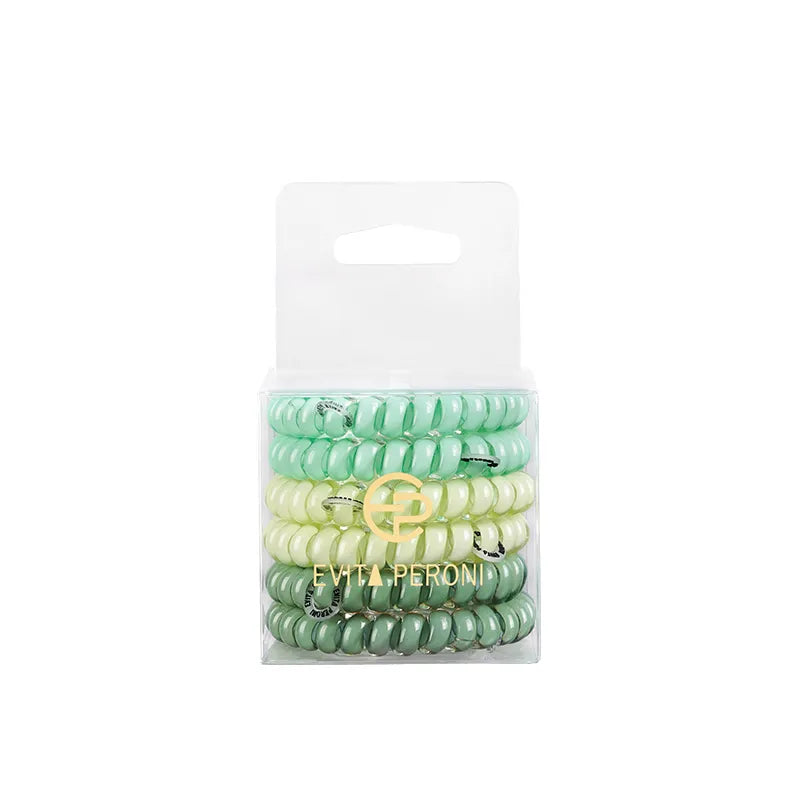 Zephyrine Jelly Pony Elastic Ponytail Holder (6 pcs) - EVITA PERONI OFFICIAL