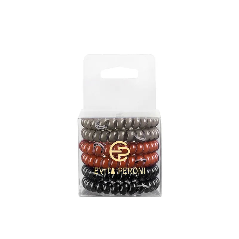 Zephyrine Jelly Pony Elastic Ponytail Holder (6 pcs) - EVITA PERONI OFFICIAL