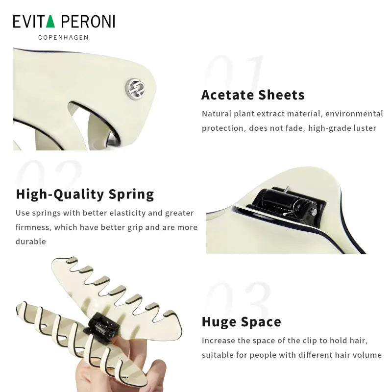 Caslida Large Hair Claw - EVITA PERONI OFFICIAL
