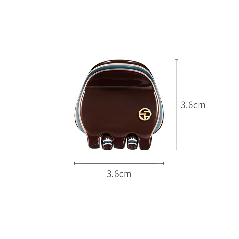 Olive Mini Claw Clip
