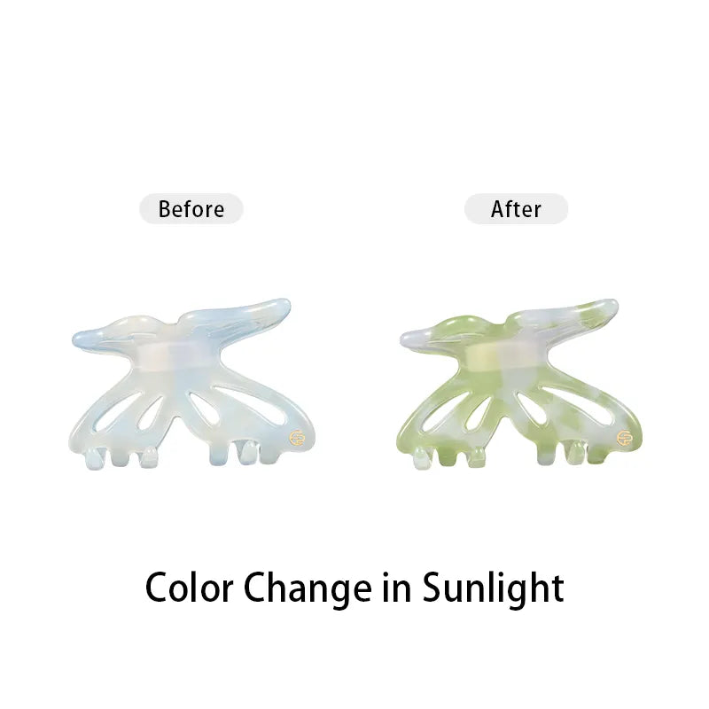 Rosemary Photochromic Small Hair Claw | Color-Changing Clip
