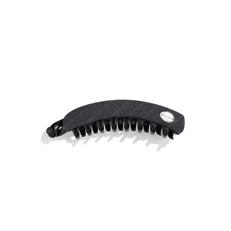 Maeve Banana Clip in Suiting Fabric
