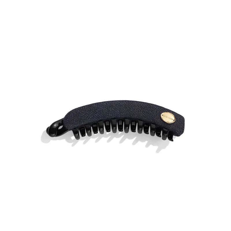 Maeve Banana Clip in Suiting Fabric
