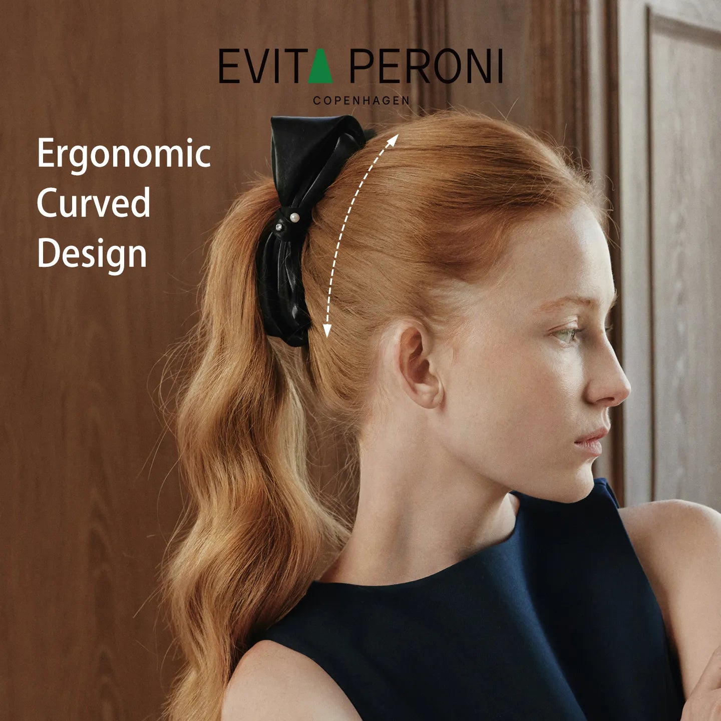 Trinity Bow Style Ponytail Banana Clip - EVITA PERONI OFFICIAL