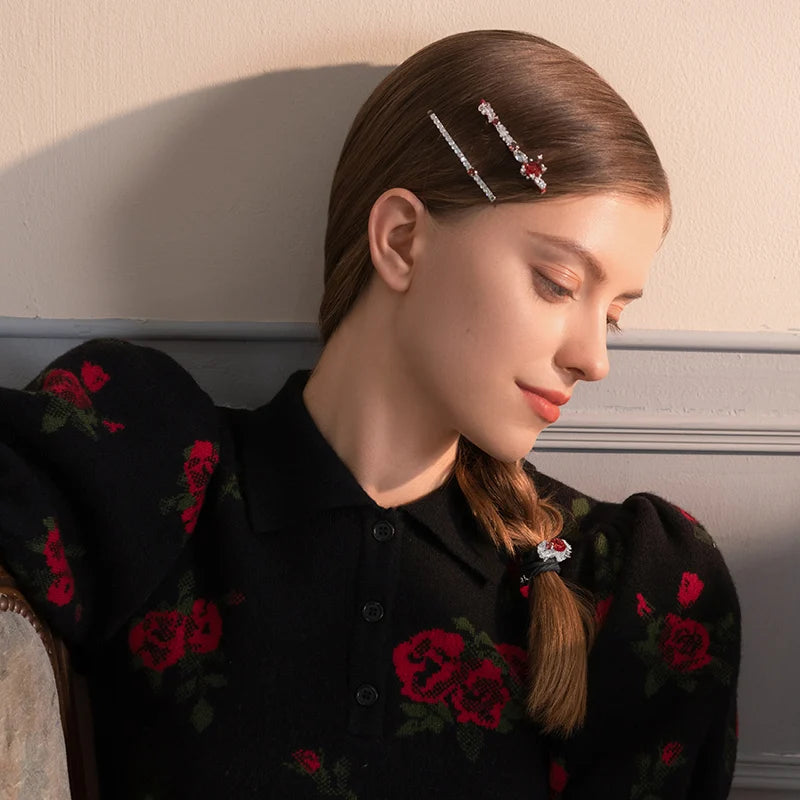 Rose Hair Ties