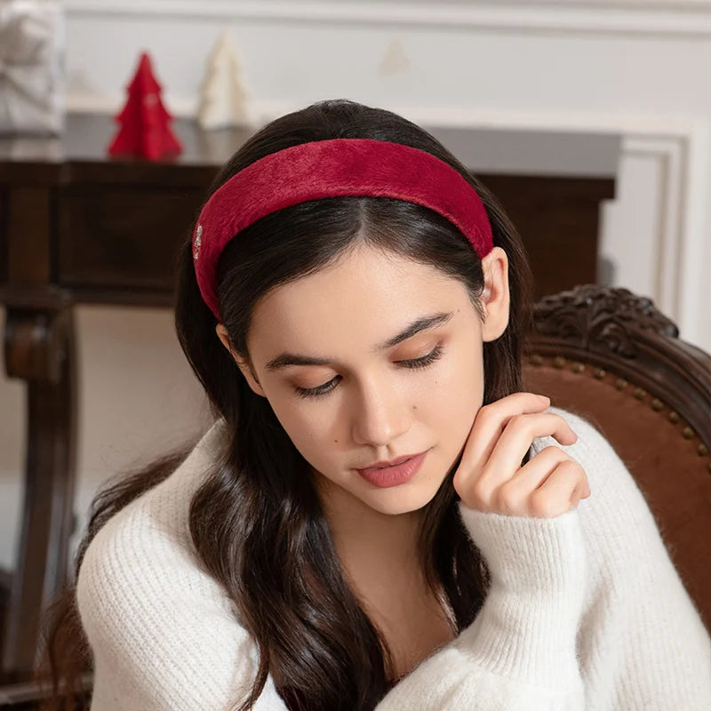 Felicia Crimson Radiance Headband - EVITA PERONI OFFICIAL